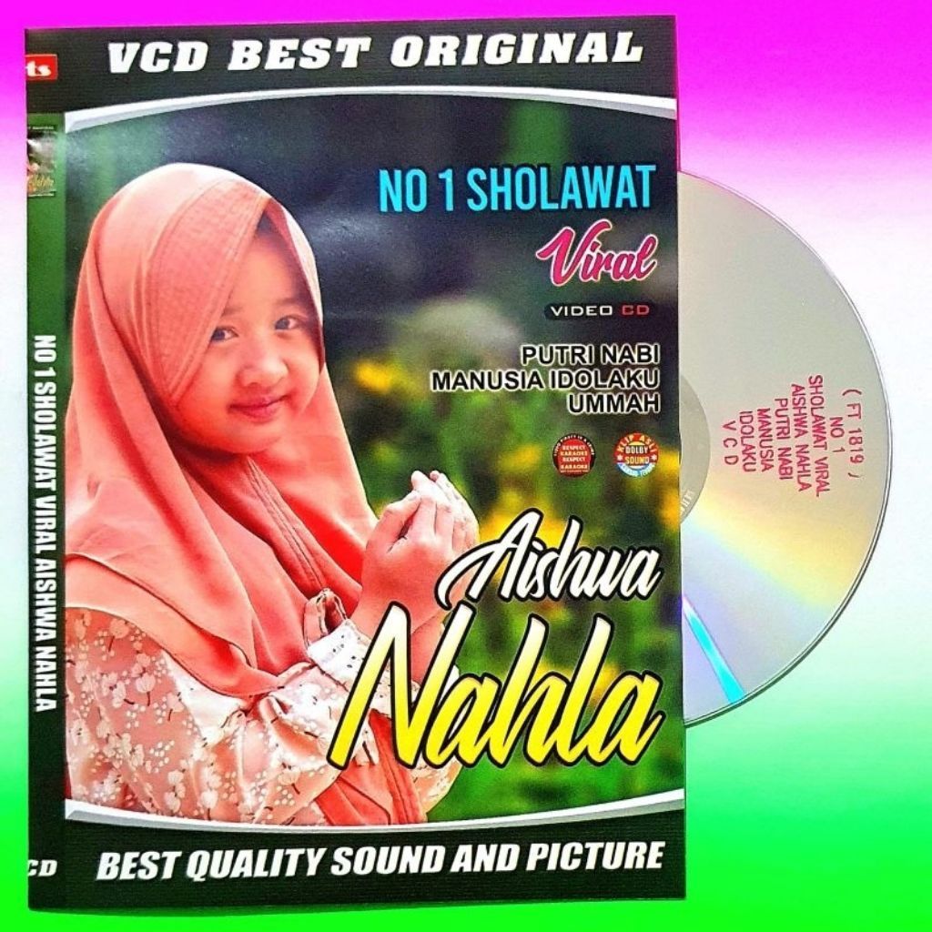 KASET VCD LAGU SHOLAWAT ANAK AISHWA NAHLA-VCD LAGU ANAK RELIGI ISLAMI