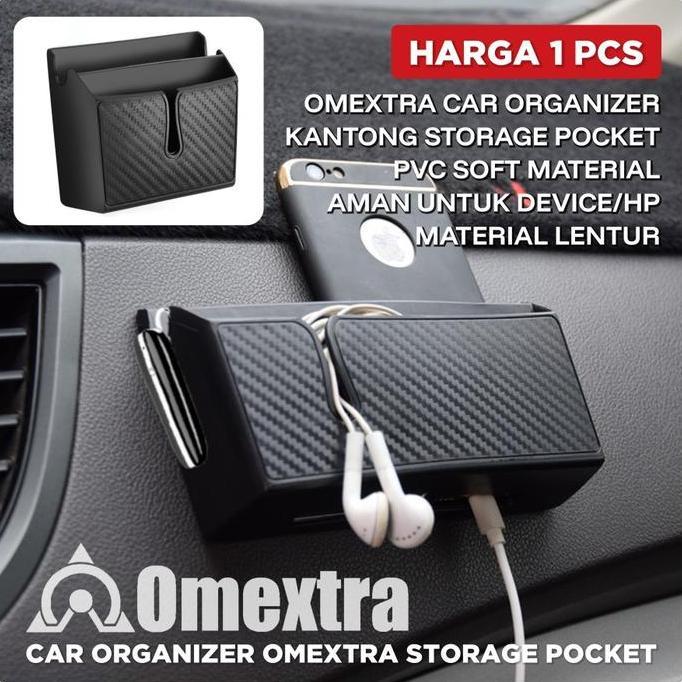Champion- Card Holder Slim Praktis Tempat Kartu Tol Tempat Uang Parkir Omextra Kantong Jok Mobil Car