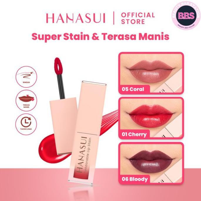 Rose- Hanasui Tintdorable Lip Stain | Hanasui Liptint Lip Tint Halal Ombre