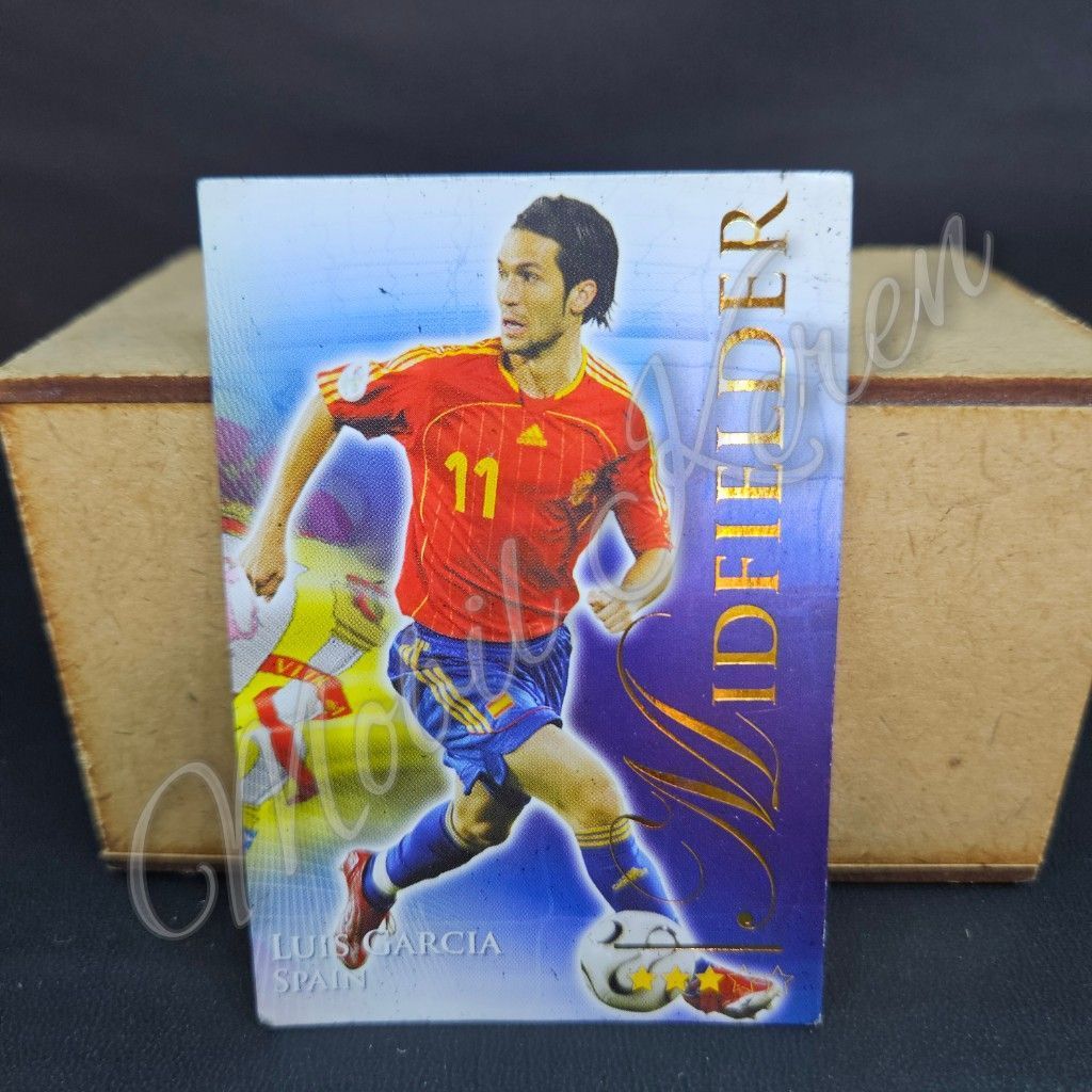 Futerapedia Football card 2010 Luis Garcia Spain kartu sepakbola collectible