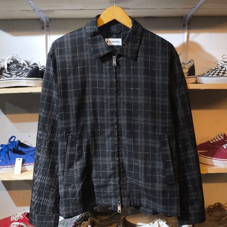 Work Jacket plaid double zipper