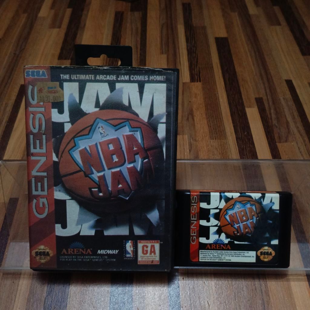 Kaset Sega MegaDrive NBA JAM Bootleg