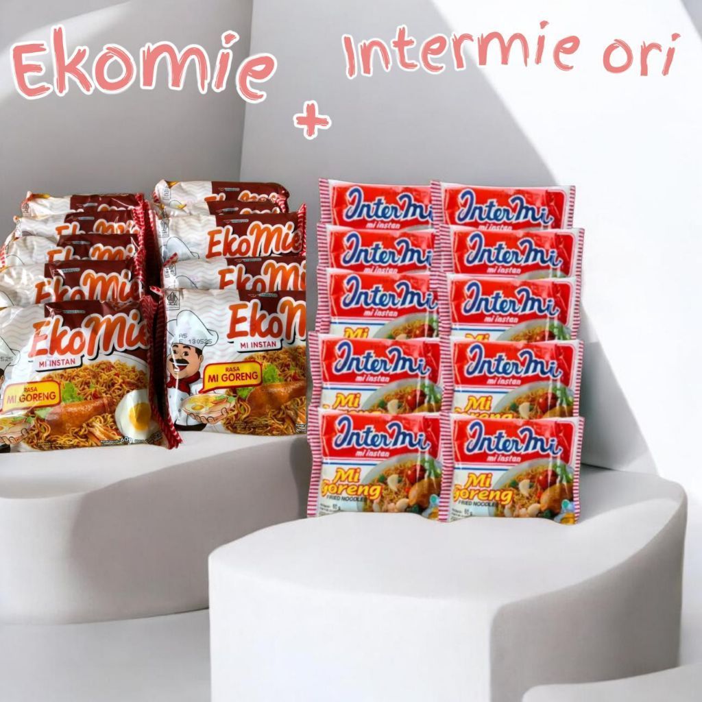 [20pcs/10pcs]Mie Instan Intermie Mix Ekomie Goreng