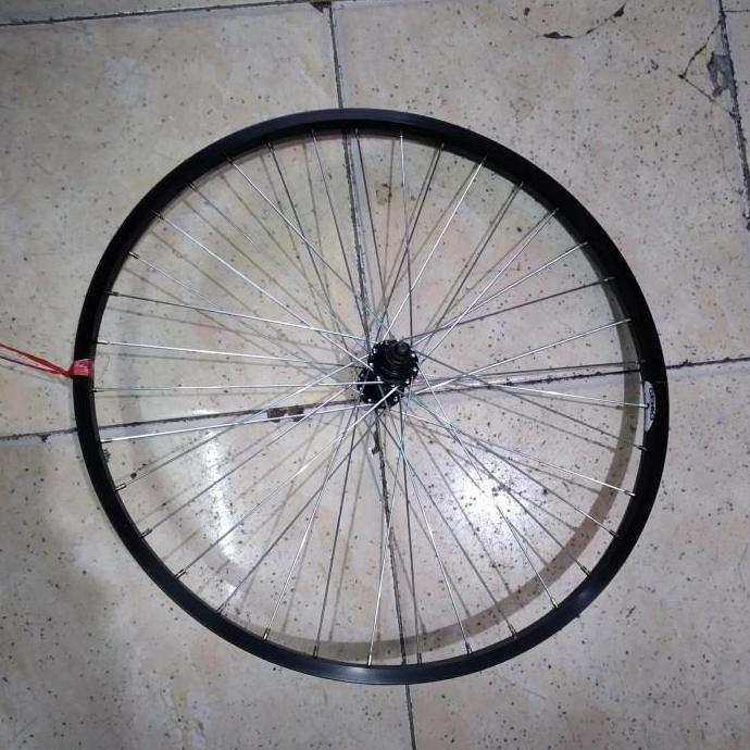 Ready velg rims wheelset 24 inch murni genio alloy hitam 36H sepeda mtb mini