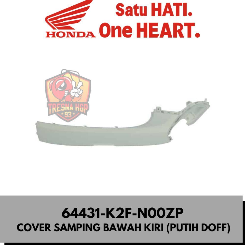 64431-K2F-N00ZP COVER SAMPING KIRI BAWAH PUTIH DOFF SCOOPY ESP K2F ORIGINAL | COVER UNDER L SIDE 644