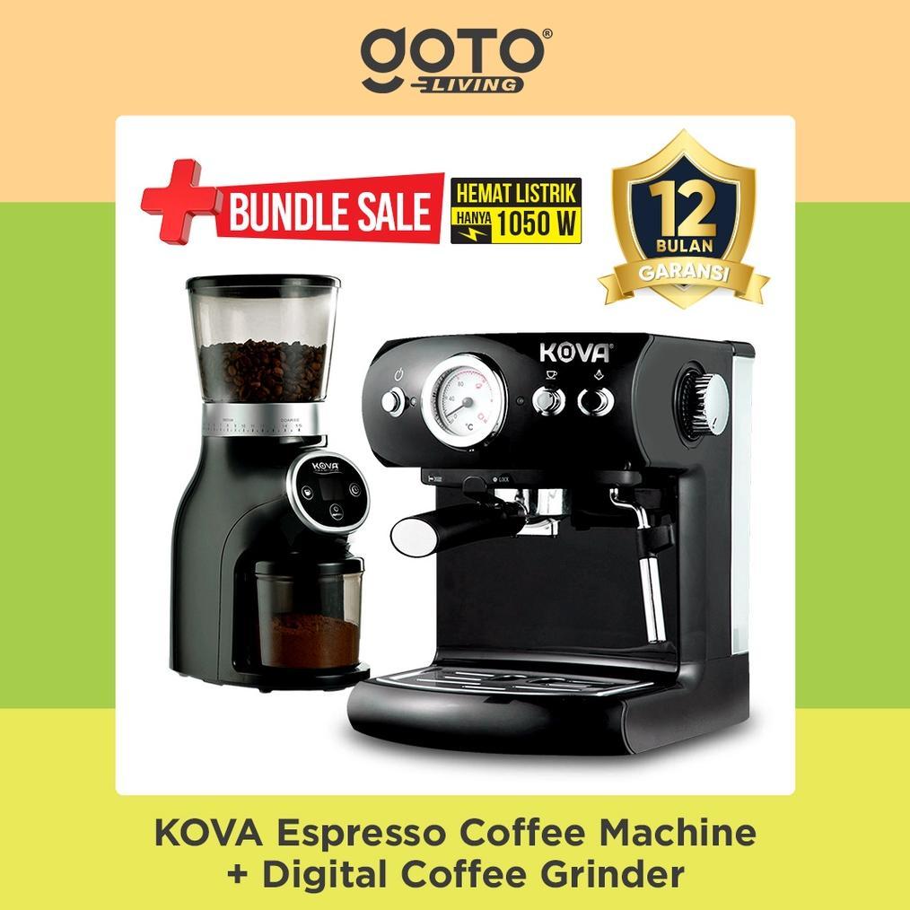 Bundling Kova Espresso Maker Dan Kova  Digital Coffee Grinder