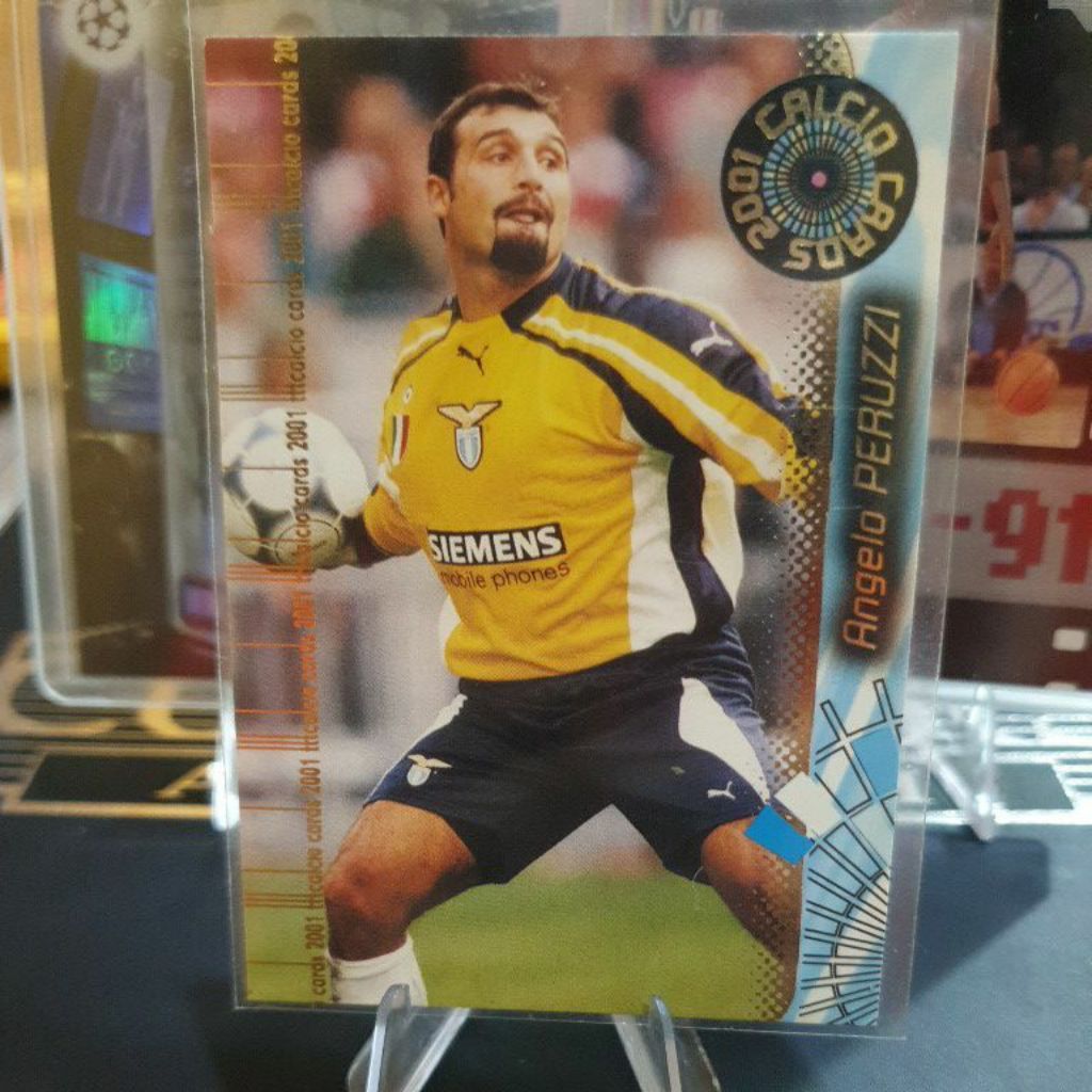 Kartu Bola Angelo Peruzzi Base Calcio 2001 Panini 2000 #26 Lazio HOT INVEST
