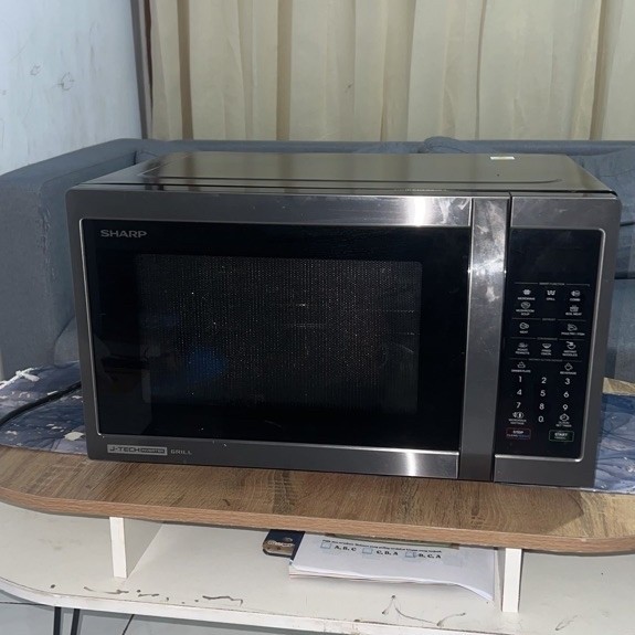 preloved Microwave Sharp J-Tech Inverter Grill Normal Terawat