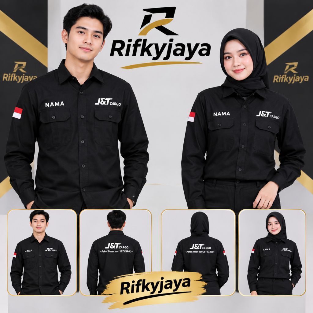Atasan Kemeja JNT Cargo/Kemeja Pdh JNT Cargo/Seragam kerja JNT Cargo K2