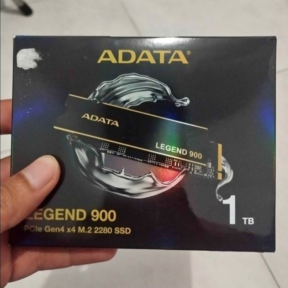 SSD Nvme Adata legend 900 1tb Fullset, Belum terpakai