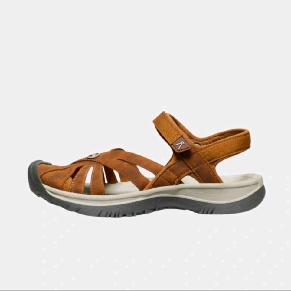 KEEN WOMEN'S SHOES - ROSE SANDAL - ROASTED PECAN/BIRCH