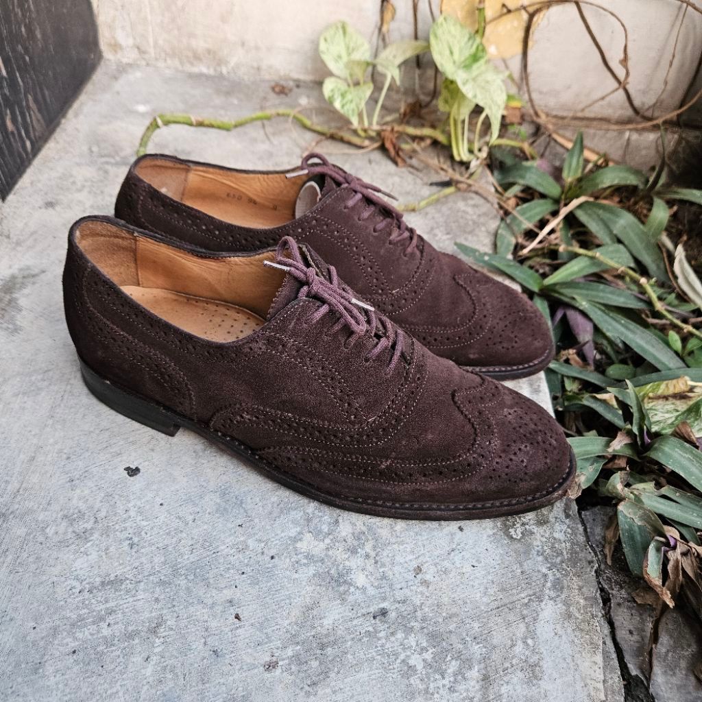 sepatu wingtip second van lier size 43(28cm)