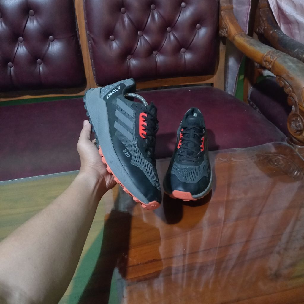 ADIDAS TERREX TRAILRIDER | SEPATU OUTDOOR TRAIL TREKKING HIKING SECOND BRAND