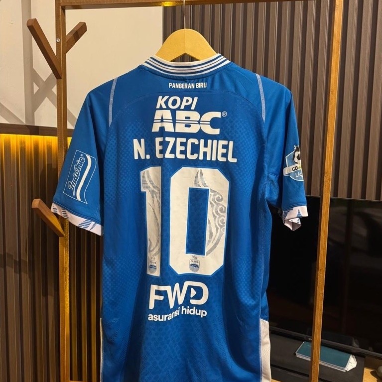jersey persib 2018 matchworn ezechiel
