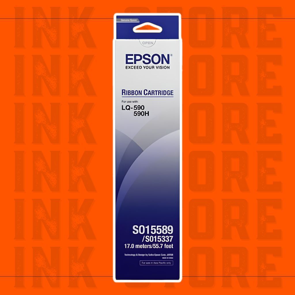 PITA RIBBON CARTRIDGE EPSON UNTUK PRINTER EPSON LQ-590 | LQ-590H | LQ-590II | LQ-590IIN | LQ-590HII