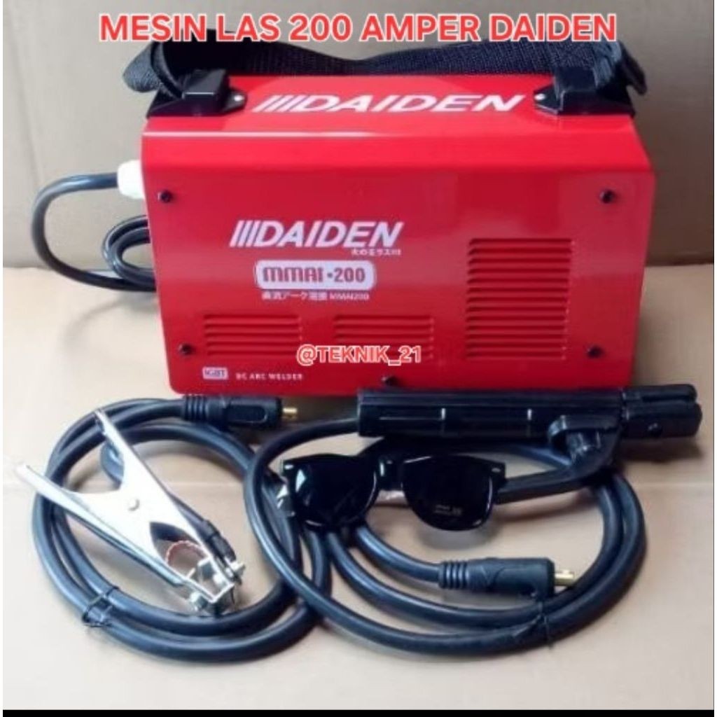 MESIN LAS DAIDEN MMAI 220 A TRAVO LAS DAIDEN 200 A