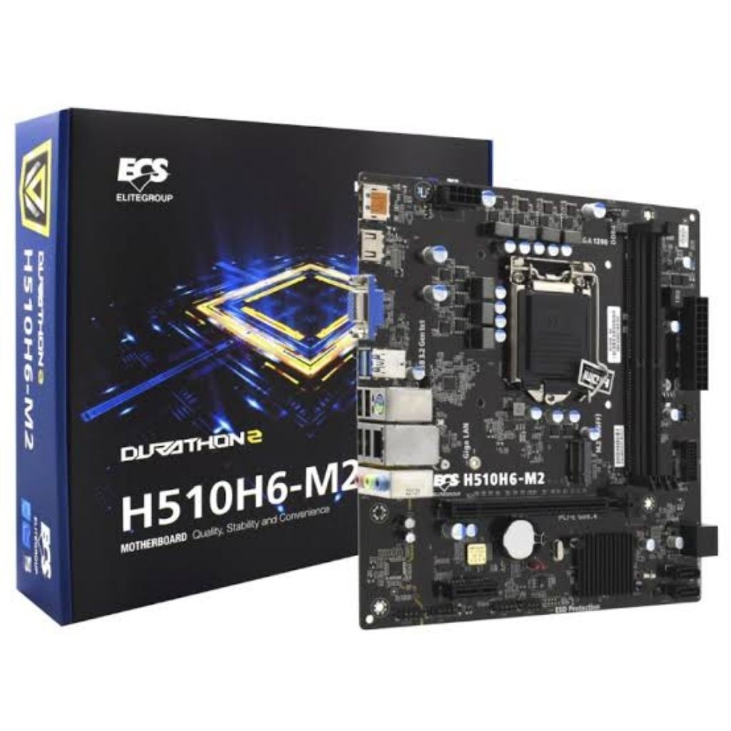 MOTHERBOARD ECS H510H6-M2 LGA 1200 -NVME SLOT