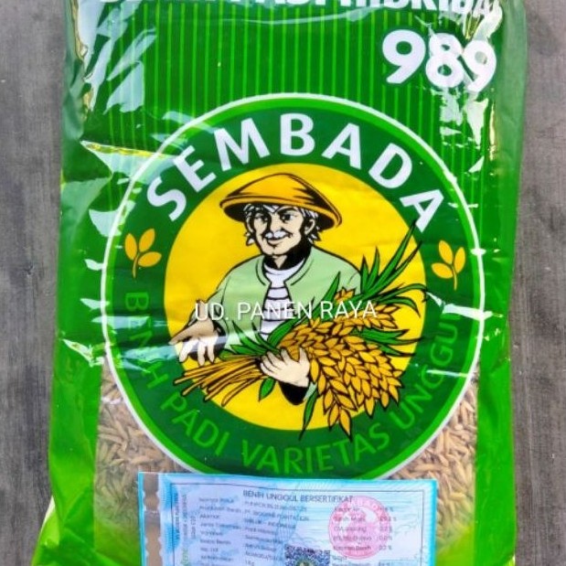 Benih Padi hibrida Sembada 989 original