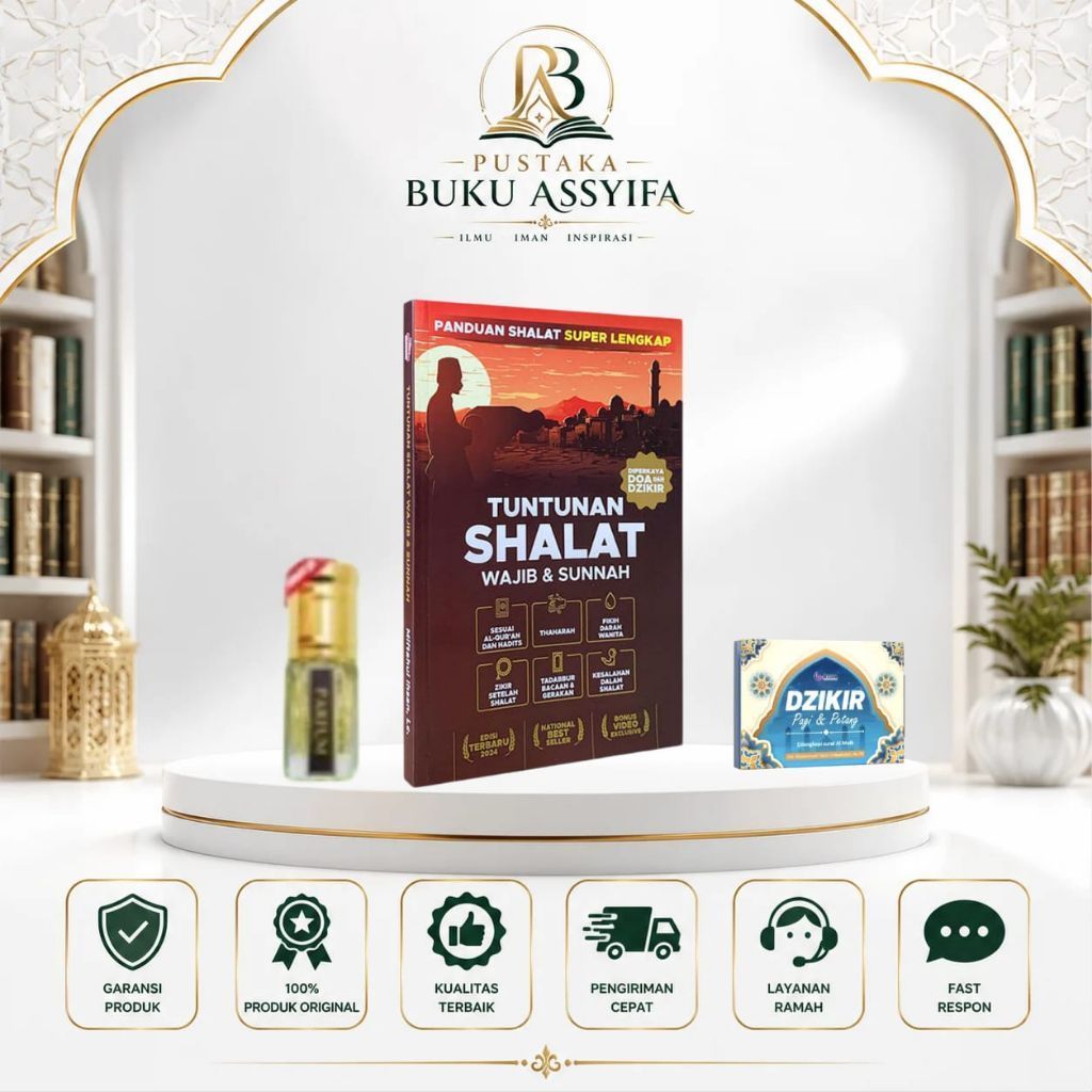 (ORIGINAL) Buku Tuntunan Sholat Wajib Sunnah Asli Ust Adi Hidayat