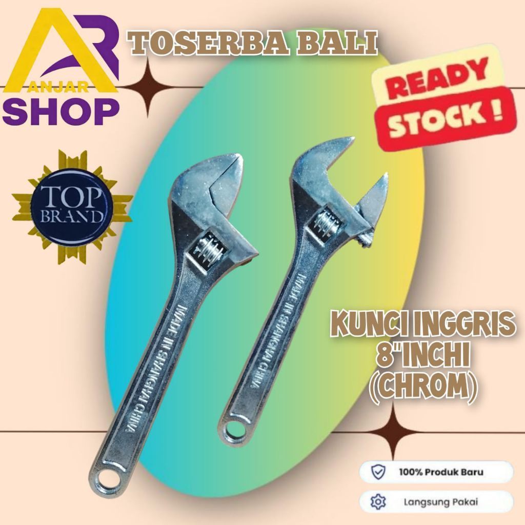 KUNCI INGGRIS 8" / KUNCI SERBA GUNA