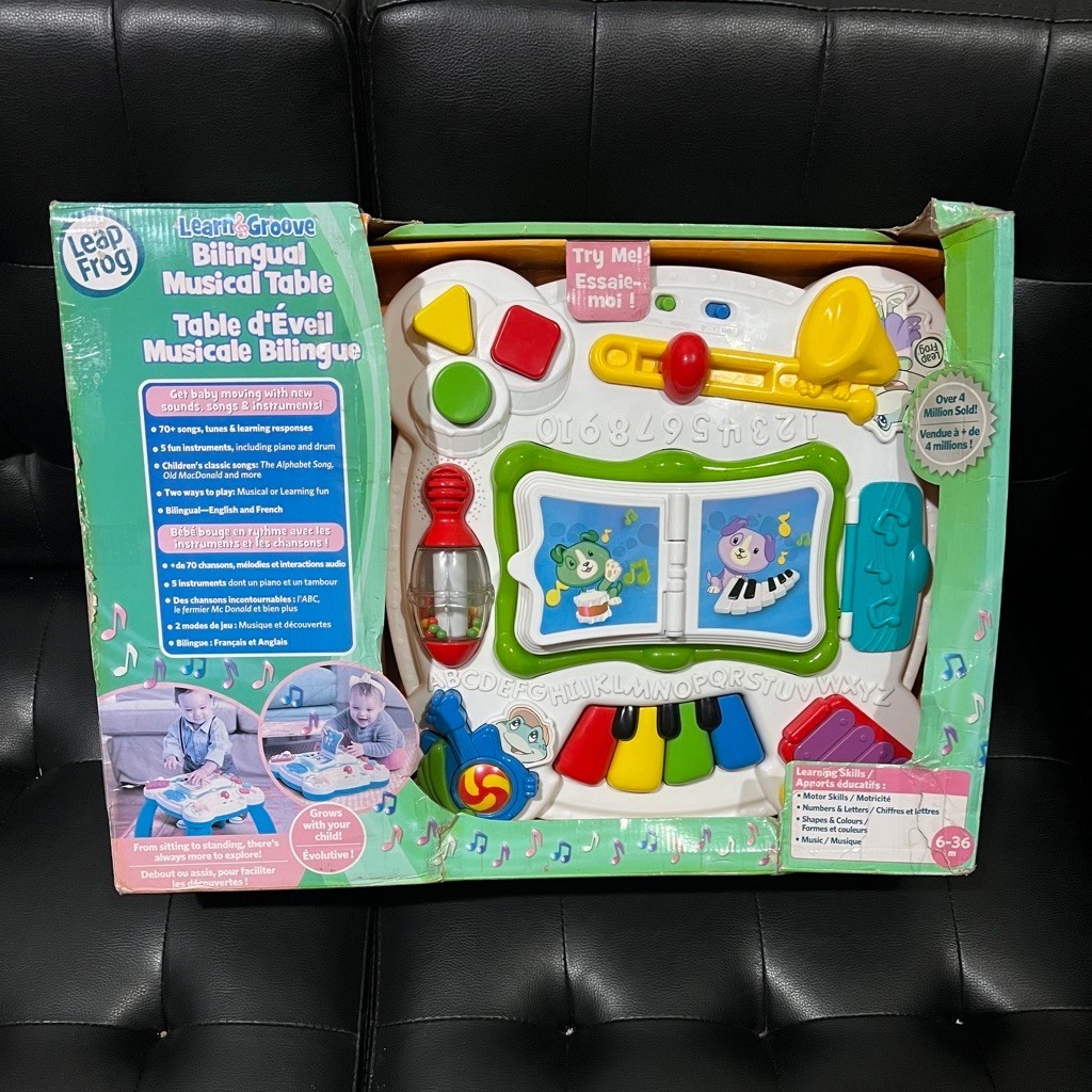 [ NEW ] LEAPFROG Learn & Groove Bilingual Musical Table