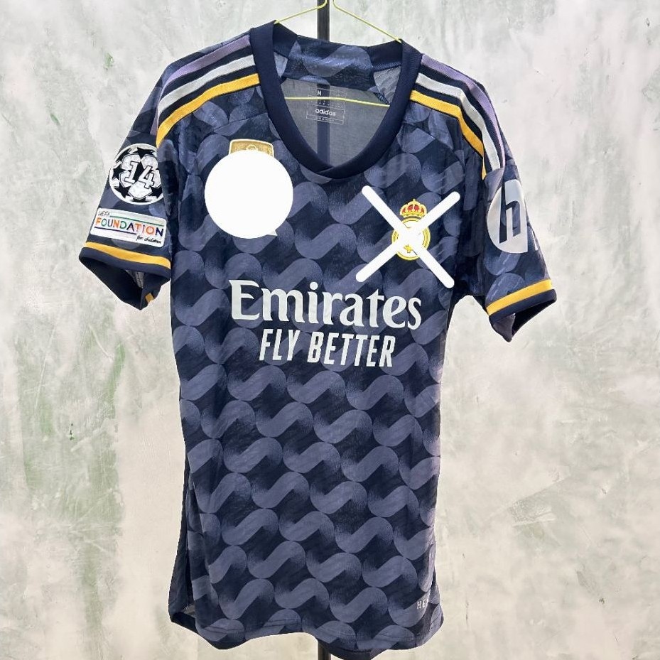 Jersey Away  madrid 2023-2024 PI + patch UCL