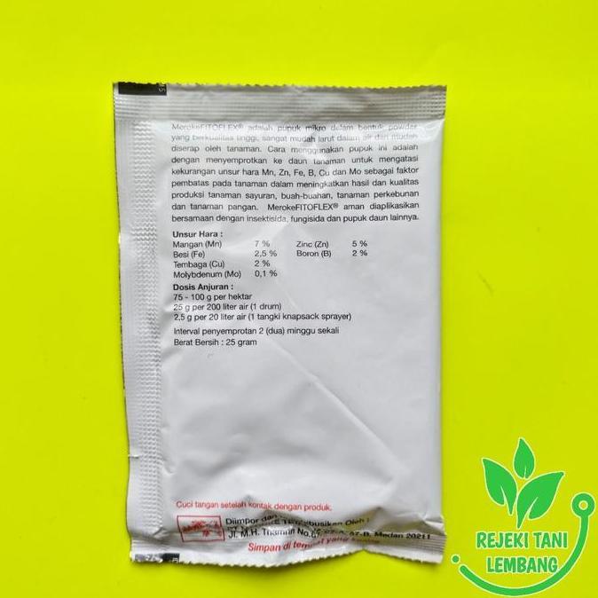 Pupuk Meroke Fitoflex 25 Gr Pupuk Mikro Majemuk