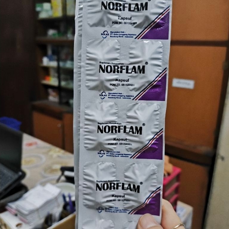 NORFLAM kapsul suplemen kesehatan