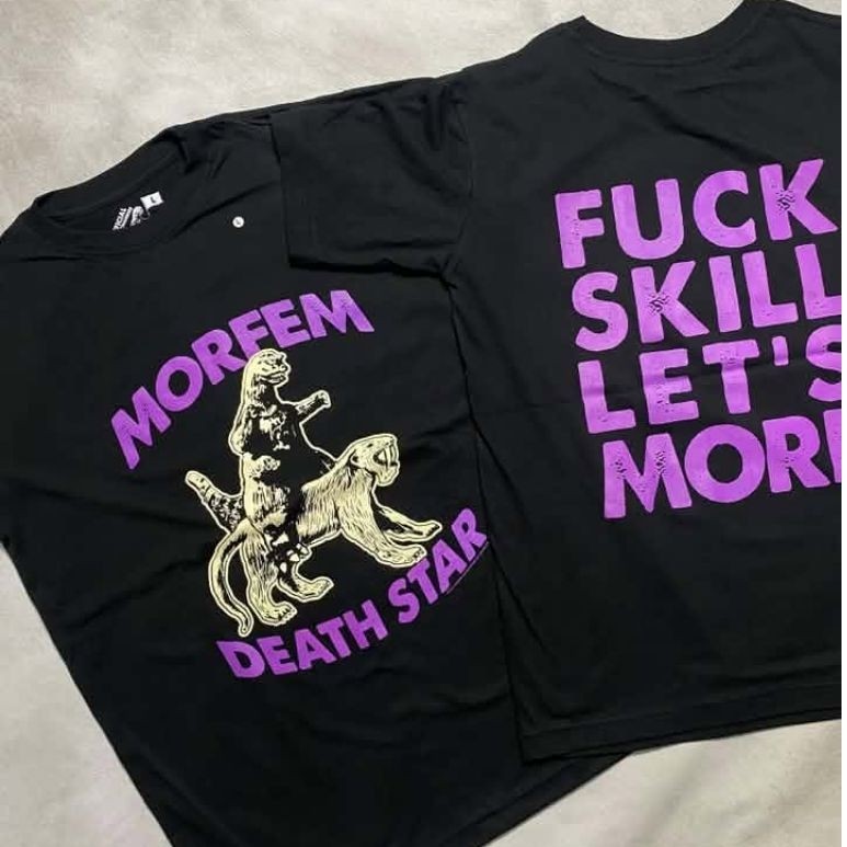 Morfem Death Star Tshirt Black Original Merch