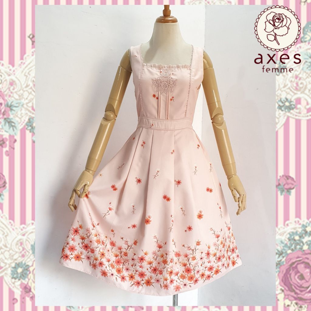 Axes Femme Floral Kawaii dress