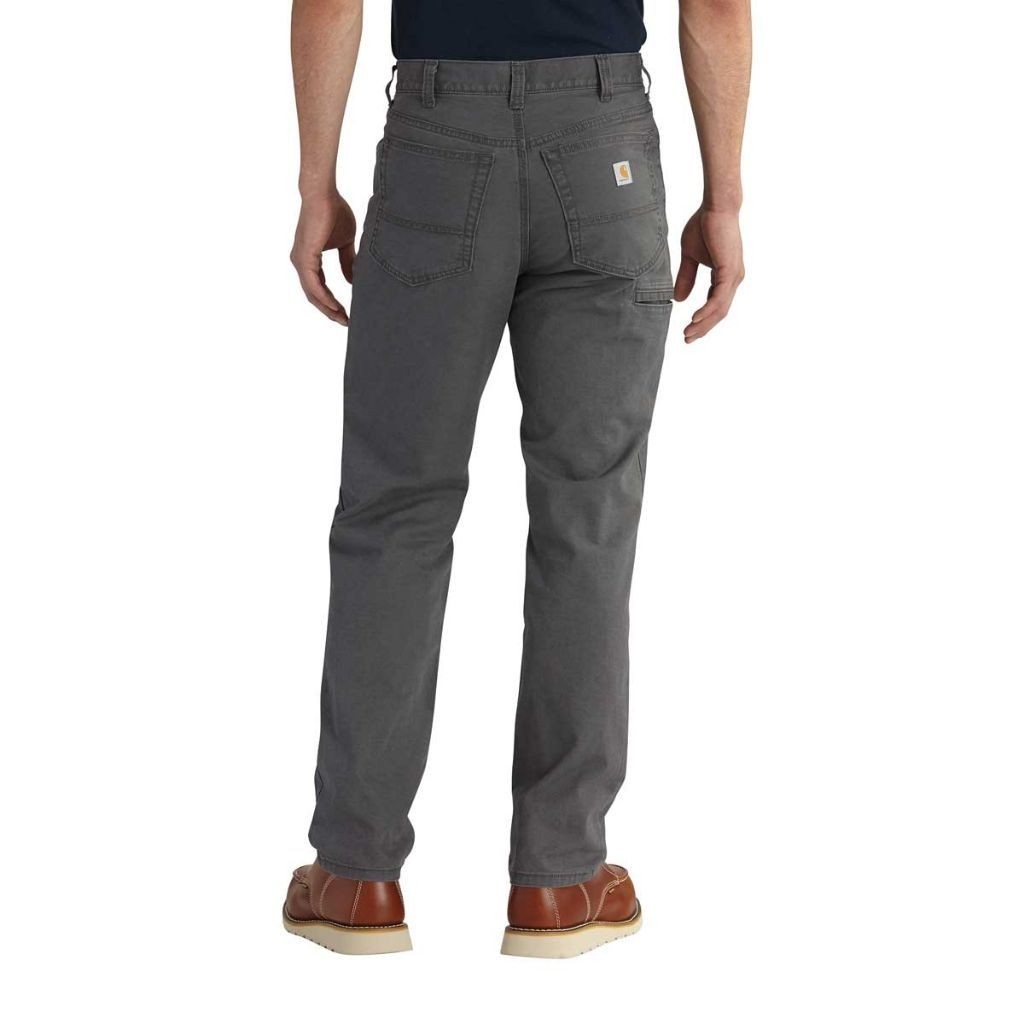 Celana Carhartt Relaxed Straight Rigby Dungaree Pants Rugged Flex Gravel 32x28 Original Import