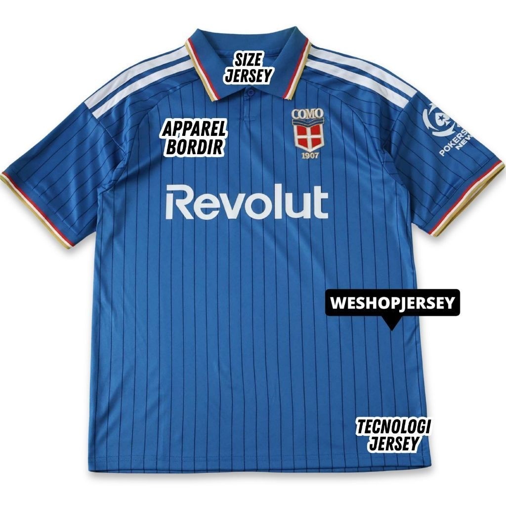 Jersey Como 1907 Home 2026 2027 Grade Original - Jersey Como Home Terbaru High Quality
