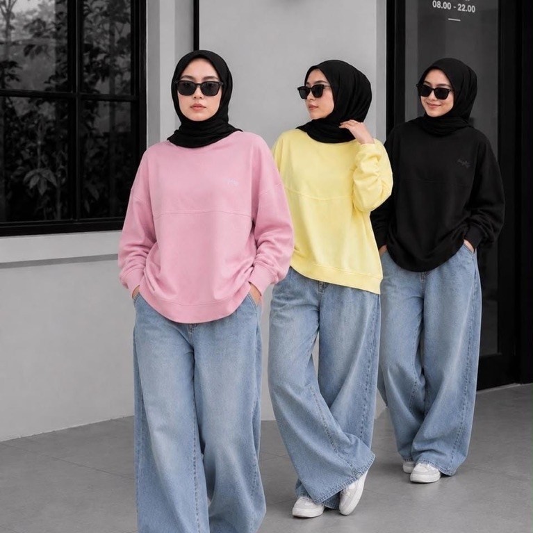 Mighty/Zena Oversize Embroidery/Mighty Oversize Stripe/Mighty Oversize/Mighty Oversize Long