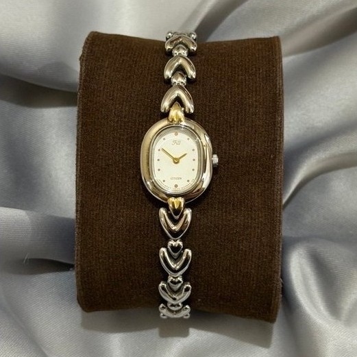 Jam Tangan Vintage Wanita Citizen Fill Love Bracelet Ladies Vintage Watch