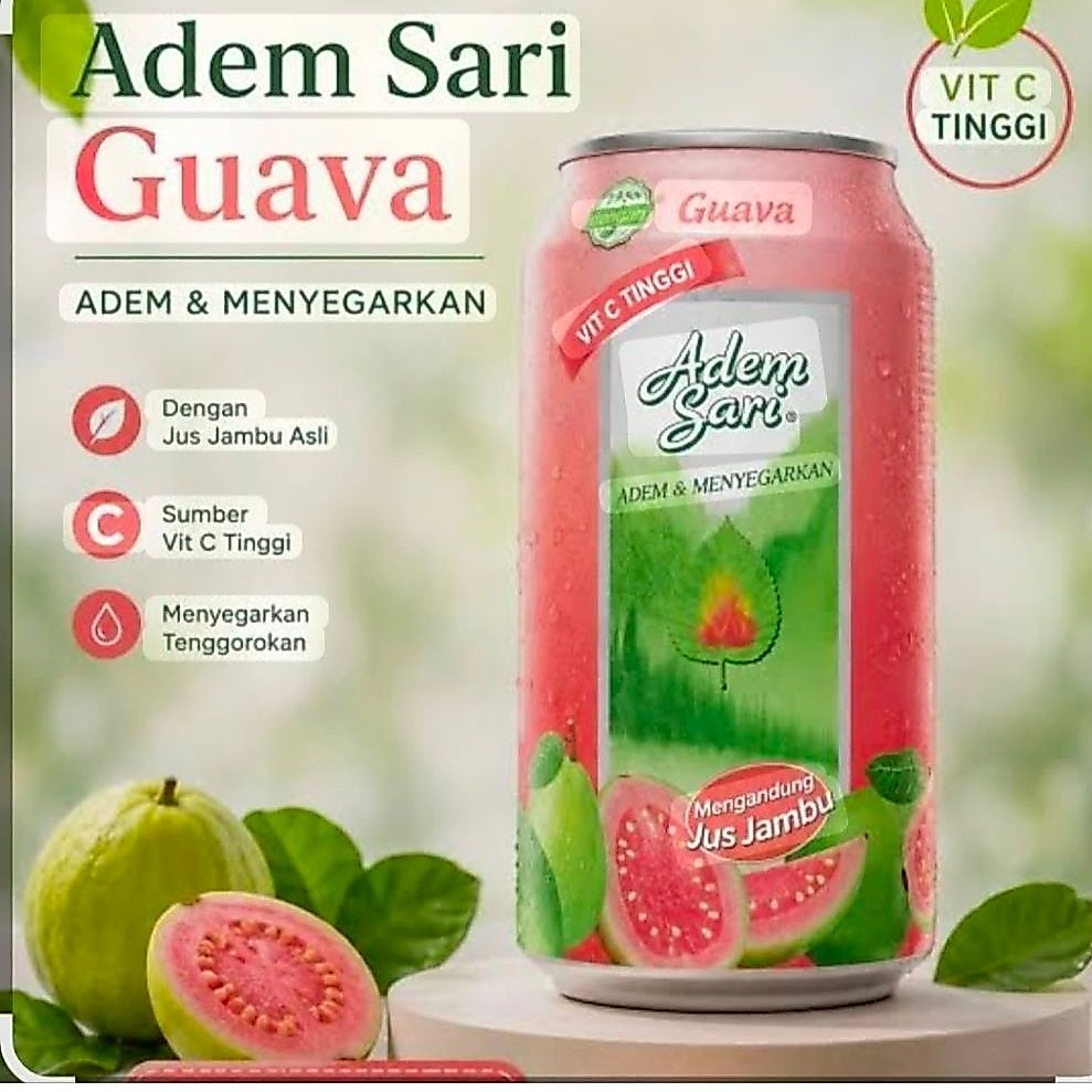 NEW !!!! ADEM SARI GUAVA KALENG (1Dus)
