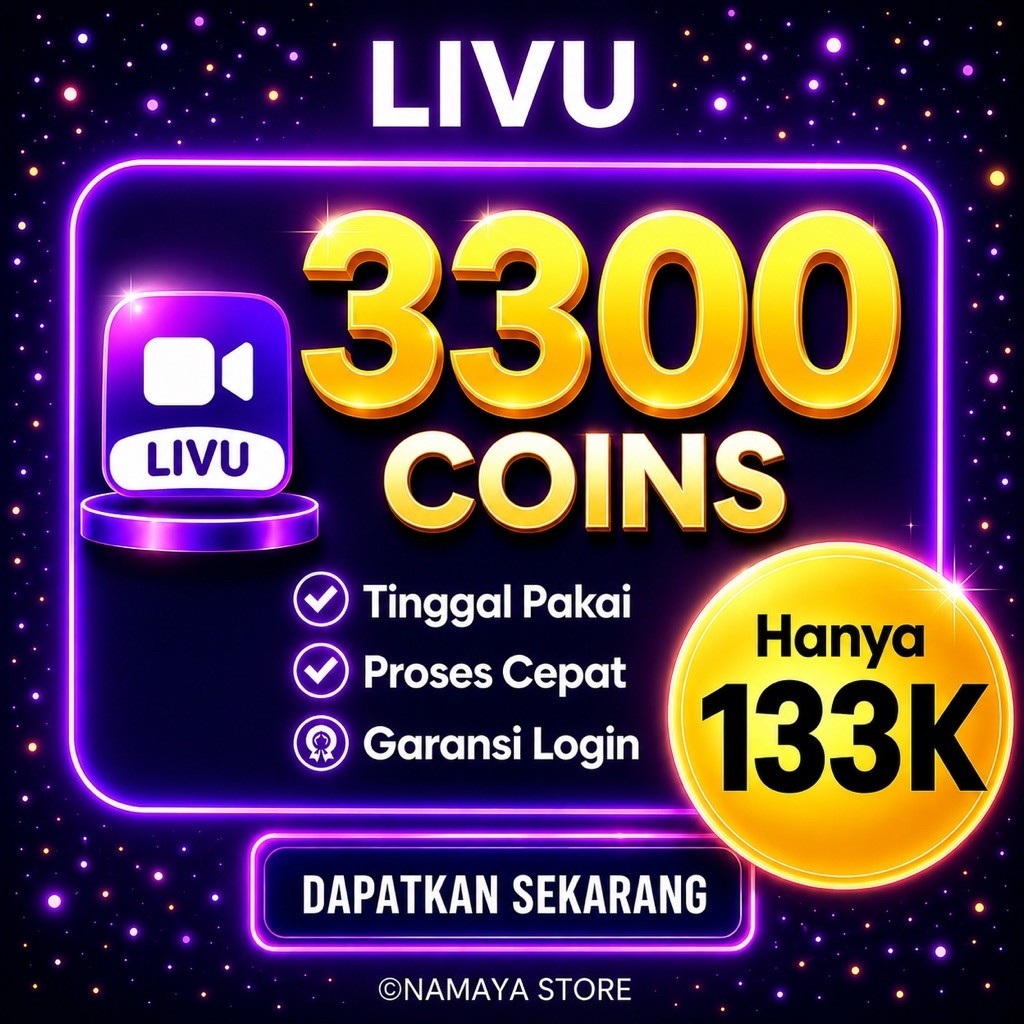 Koin Livu Besar + VIP | Garansi Siap Pakai