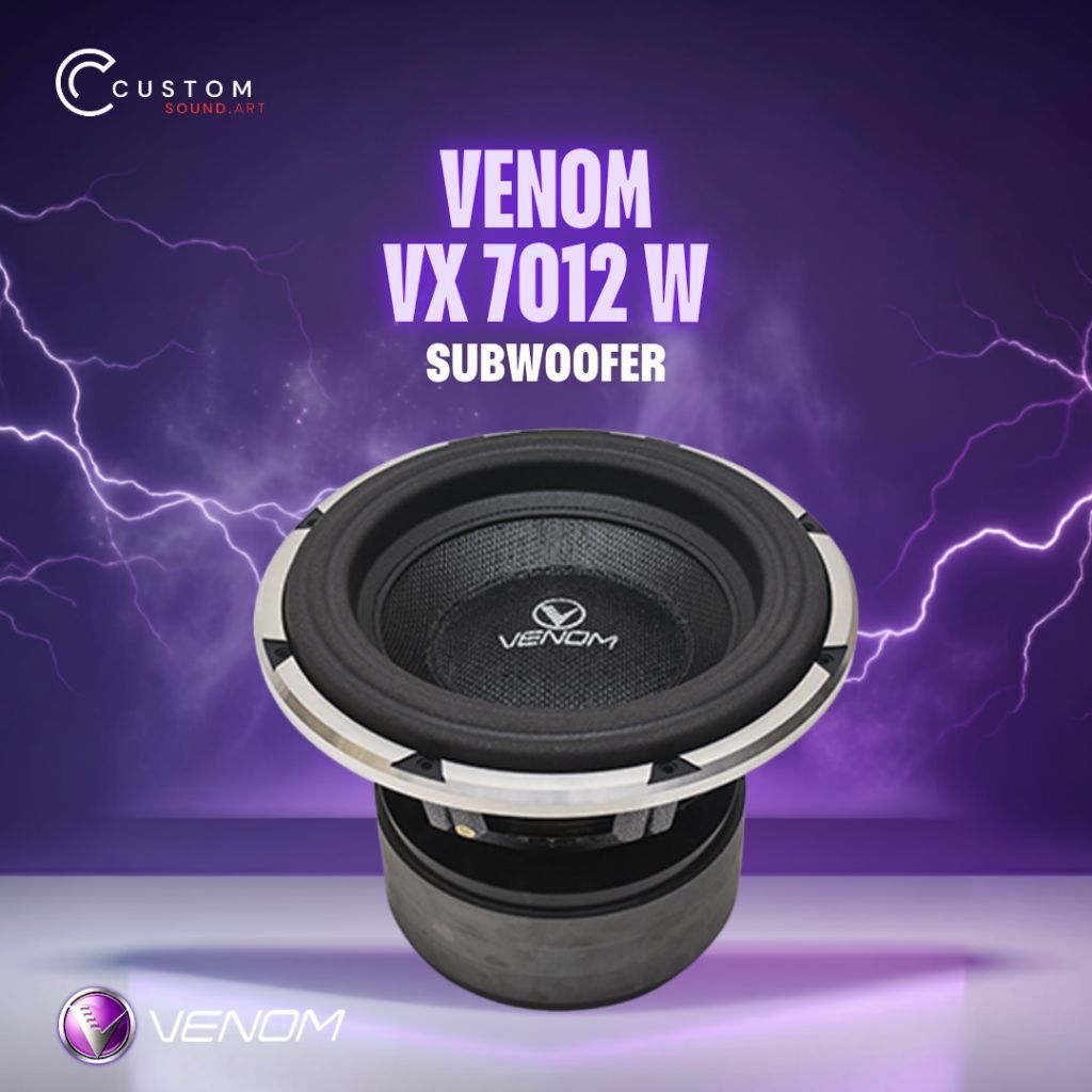 Subwoofer Venom VX7012W Triple Magnet 12 Inch Double Voice Coil 5000W 10000W