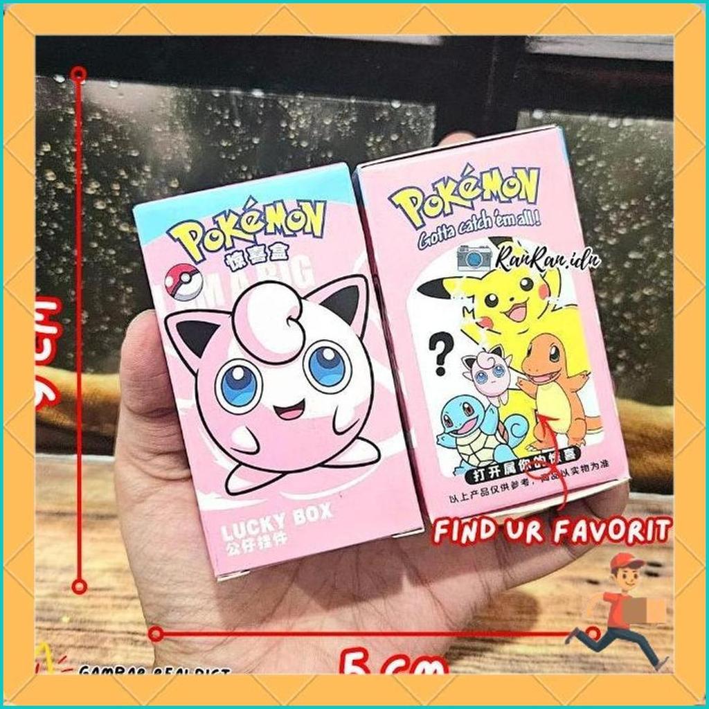 Blind Box Ganci Pokemon/ Ganci Pokemon/ Blind Box Pokemon/ Gantungan Kunci Blind Box/ Gantungan Kunc