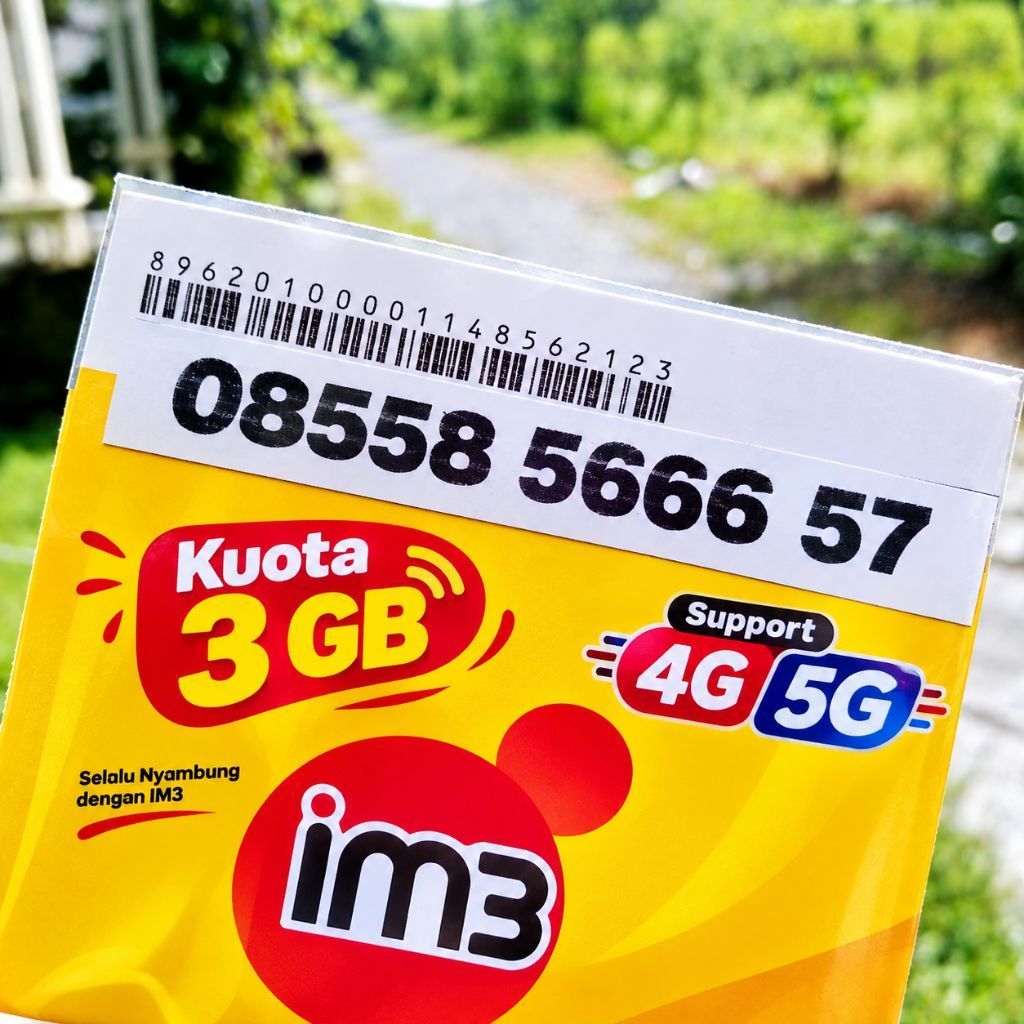 kartu perdana (i016) im3 Indosat cantik 11 &12 digit top