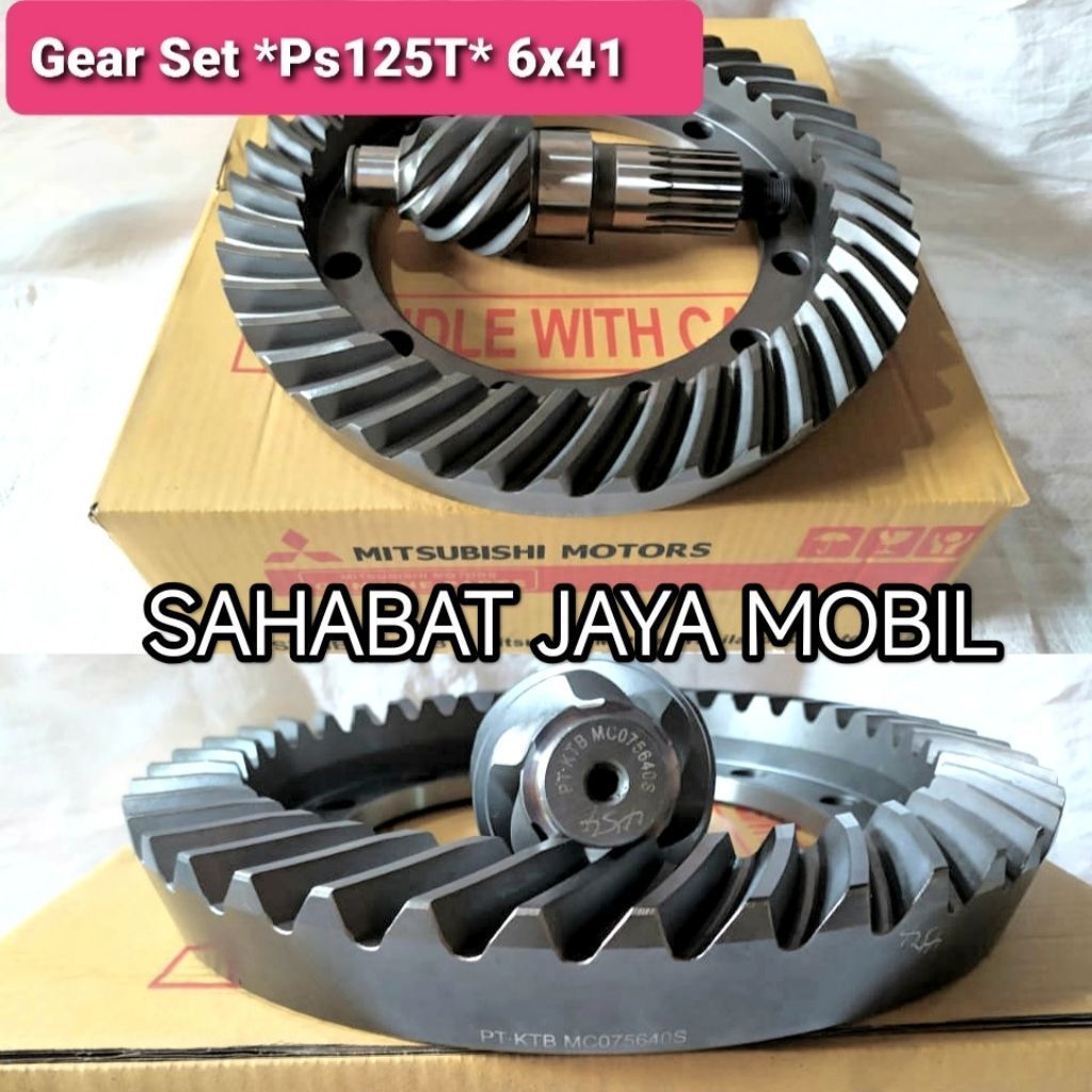 GEAR SET GIGI GARDAN 6X41 MITSUBISHI PS125 HD CANTER PS135 RAGASA ORI PT KTB