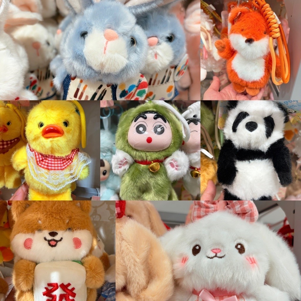 Gantungan Premium Boneka Bulu lembut / Empuk / Besar / Ganci Boneka / premium doll key chain