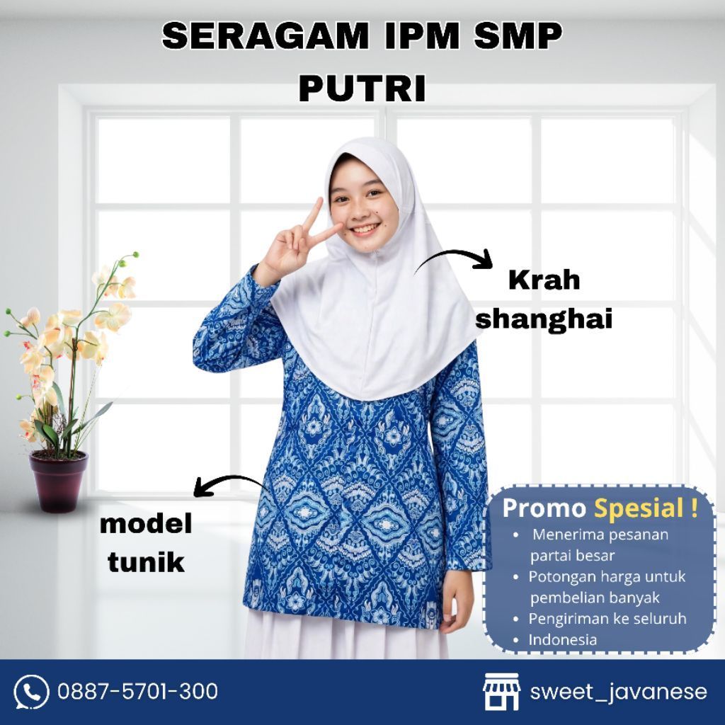 Batik IPM Muhammadiyah SMP Putri