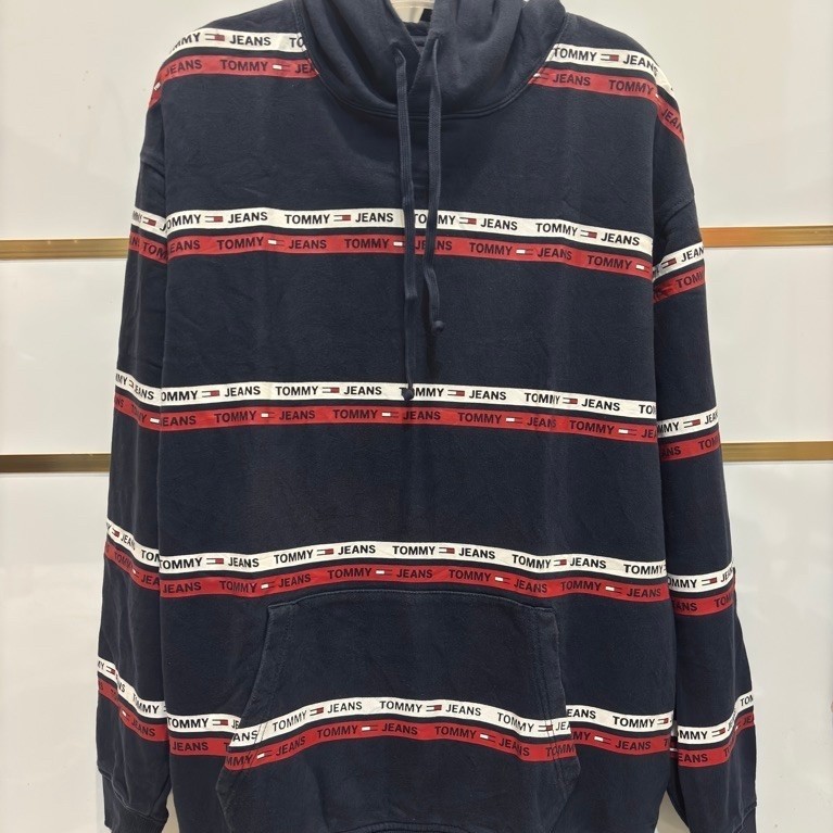 Jaket hoodie Tommy Jeans art rare langka