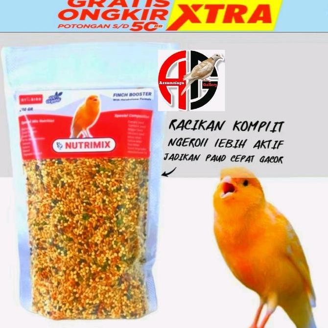 PROMO NUTRIMIX KENARI  PAKAN BURUNG KENARI  NUTRIMIX  200 gr