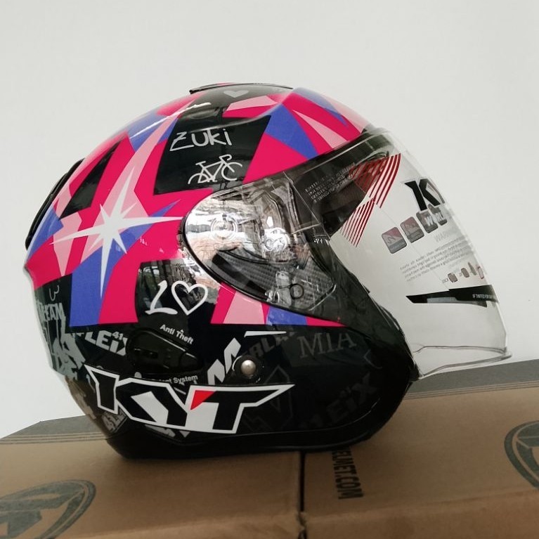 HELM KYT KYOTO ESPARGARO BLACK REPAINT