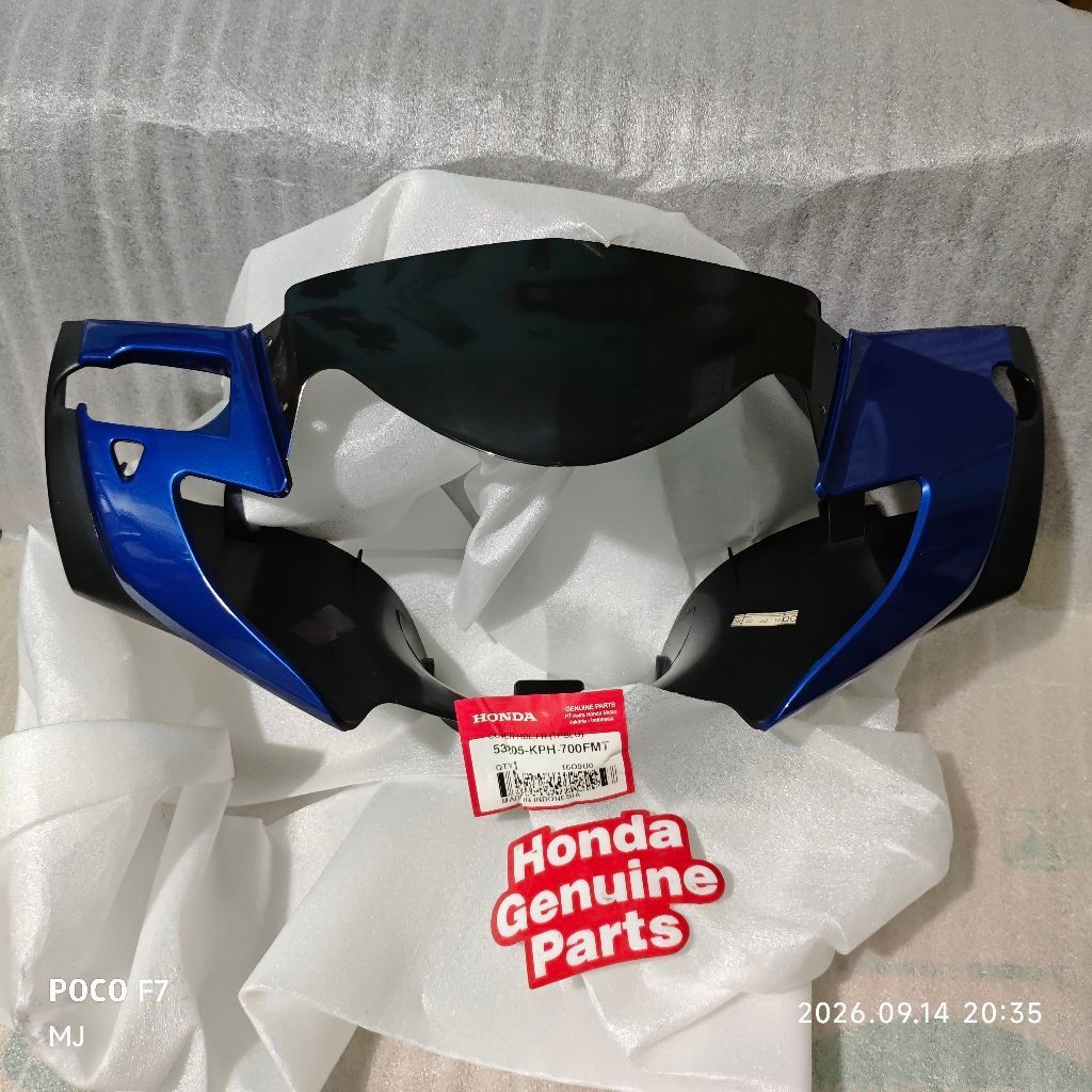 53205KPH700FMT / COVER HANDLE FR / BATOK DEPAN SUPRA X 125 SERI KTM VISOR WARNA BIRU