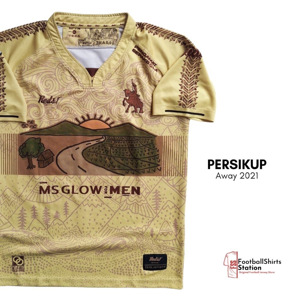 Jersey Persikup Kulonprogo Away 2021 Size XL Original Reds