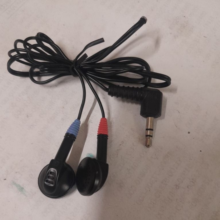 Headset Handsfree 3.5mm Stereo Audio Headset Earphone Radio Fm Wokmen HP