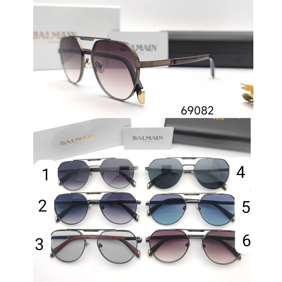 COD Sunglasses Kacamata Hitam BALMAIN 69082 Super Premium UV Protection 100%