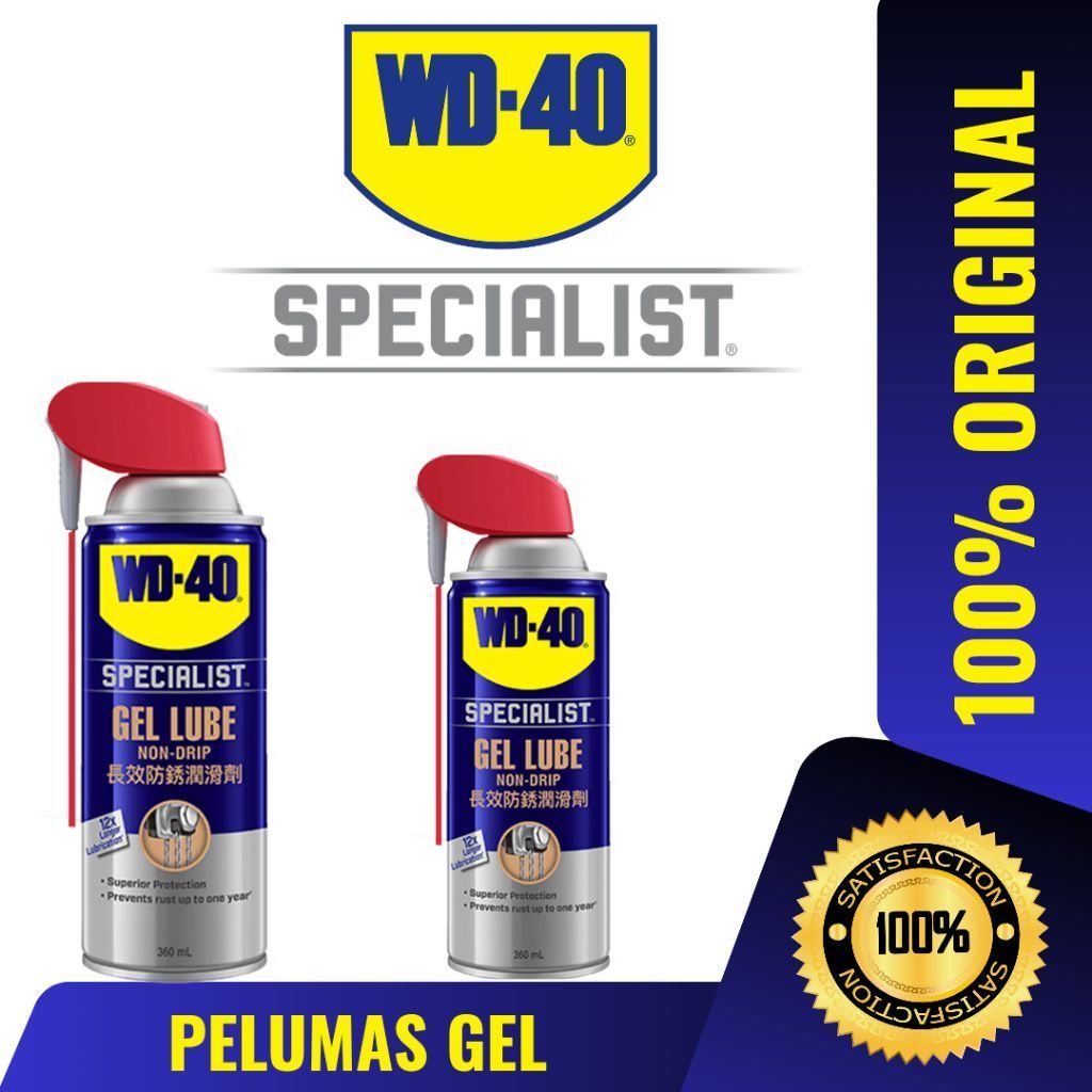 WD40 Pelumas Anti Karat 360ml Wd 40 Pelumas Gel WD 40 Pelumas Perlindungan Karat WD-40 Specialist Ge